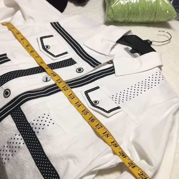 Draper's & Damon's Black & White Statement Jacket - Picture 9 of 16